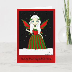 Magische Weihnachtszucht Feiertagskarte