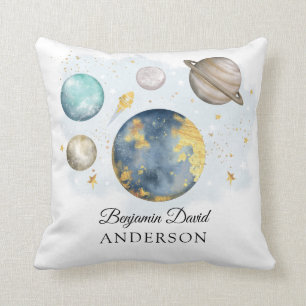 Magische Weltraumgalaxie Moon Stars Boy Kinderzimm Kissen