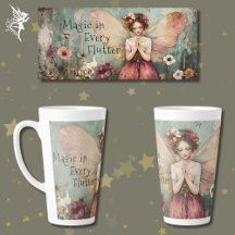 Magische Whimsical Fairy & Flower Garden mit Zitat