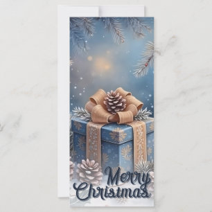Magische Winter-Weihnachtsgeschenk-Szene
