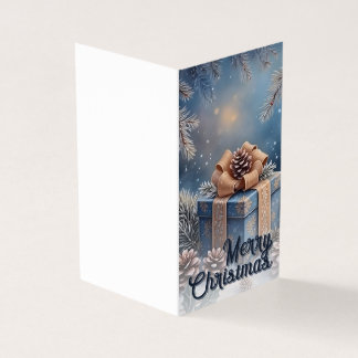 Magische Winter-Weihnachtsgeschenk-Szene