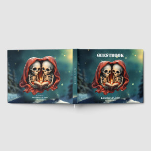 Magische Wintermomente, zwei Skelette Gästebuch