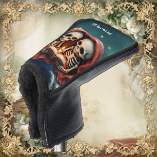 Magische Wintermomente, zwei Skelette Golf Headcover