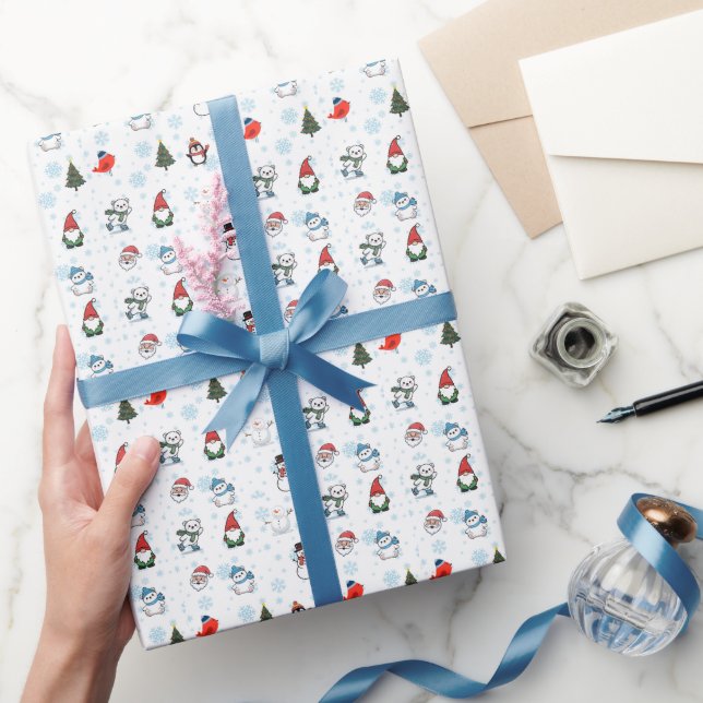 Magische Winterwelt Geschenkpapier (Schenken)