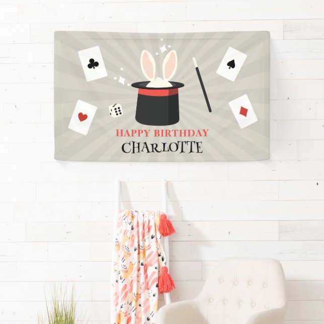 Magische Zauberkinder zeigen Geburtsname Banner (Insitu)