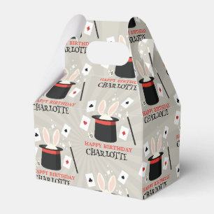 Magische Zauberkinder zeigen Geburtsname Geschenkschachtel