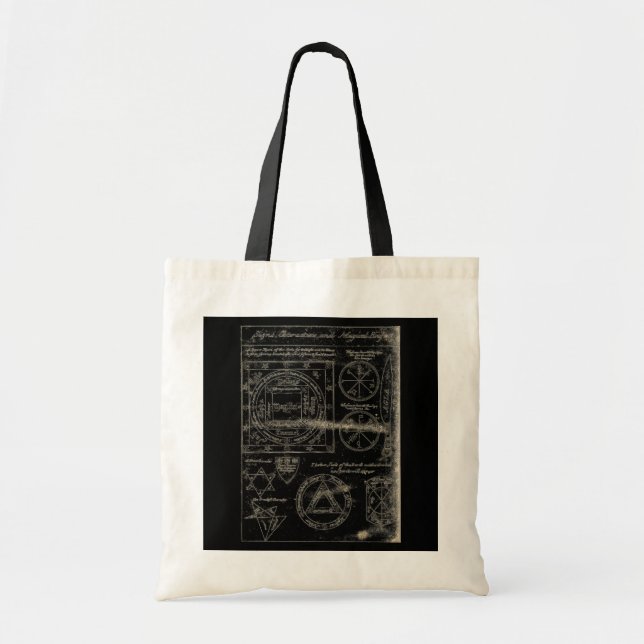 Magische Zeichen Tote Tasche (Vorne)