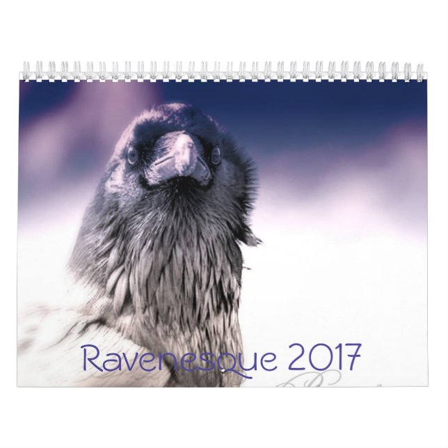 Magischer 2017 Raben-Kalender Kalender (Titelbild)