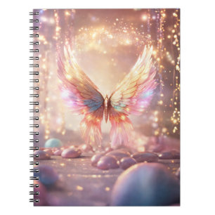 Magischer Angel Wings Glitzer Notizblock