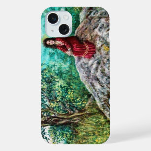 MAGISCHER BAUM / Morgendämmerung im Wald und Dame iPhone Hülle