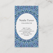 Magischer blauer Blumen-GartenMandala