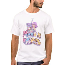 Magischer Boba-Tee Chibi-Mädchen - "Mach es wahr" 