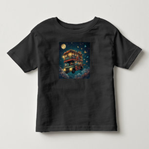 Magischer Buchbus-Abenteuer Kleinkind T-shirt