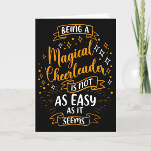 Magischer Cheerleader - Cheerleader Weihnachts-Pyj Karte