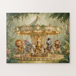 Magischer Dschungel Karussell Puzzle
