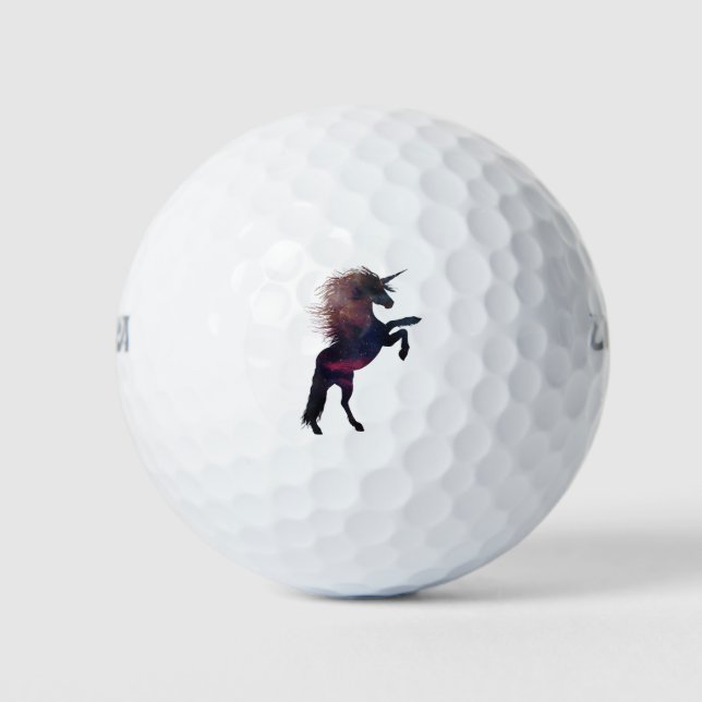 Magischer Einhornnebel Golfball (Vorderseite)