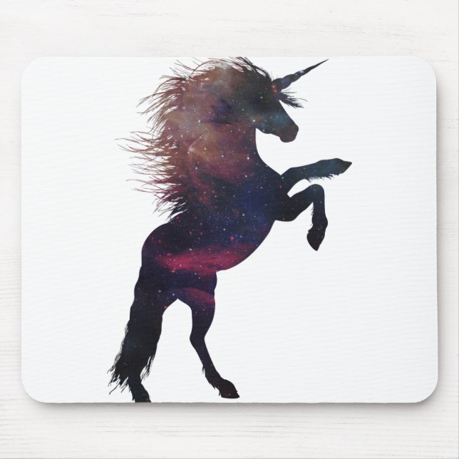 Magischer Einhornnebel Mousepad (Vorne)