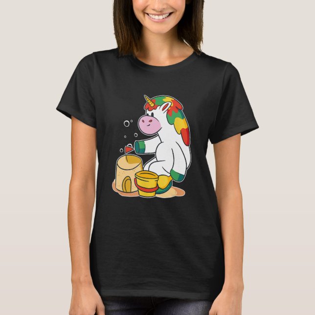 Magischer Einhornspass und Whimsical für Einhorn T-Shirt (Vorderseite)