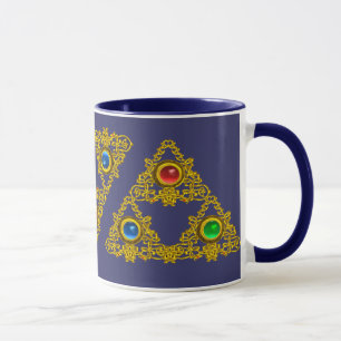 MAGISCHER ELFISCHER TALISMAN /GOLDENES DREIECK MIT TASSE