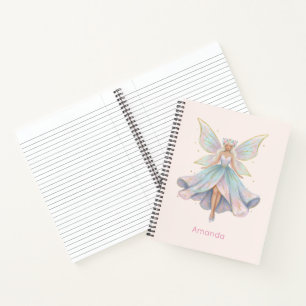 Magischer Engel Feen Pastellfarben Notizbuch