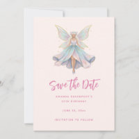 Magischer Engel Feen Pastellfarben Save The Date