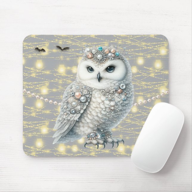 Magischer Eulen-Mauspad Mousepad (Mit Mouse)