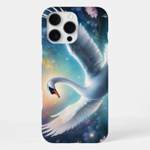 Magischer Fantasy-Schwan Mitternachtssee Seerosen iPhone 16 Pro Max Hülle
