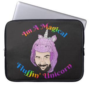 Magischer Fluffin Unicorn Neopren Laptop-Sieb Laptopschutzhülle