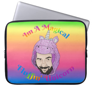Magischer Fluffin Unicorn Neopren Laptop-Sieb Laptopschutzhülle