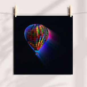 Magischer Flug Abstrakter Traum Digitale Kunst Poster