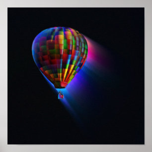 Magischer Flug Abstrakter Traum Digitale Kunst Poster