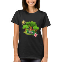 Magischer Forest Graphic T - Shirt