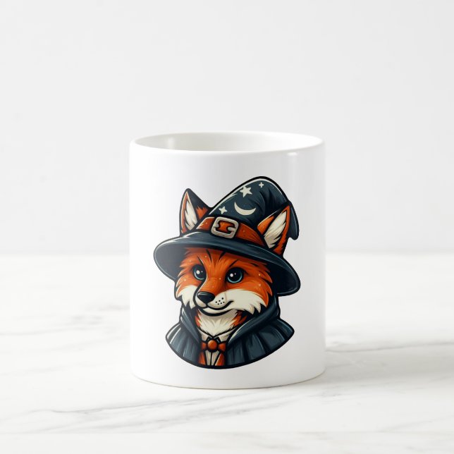 Magischer Fox - Zauberfantasy Kaffeetasse (Mittel)