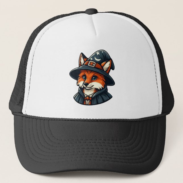 Magischer Fox - Zauberfantasy Truckerkappe (Vorderseite)