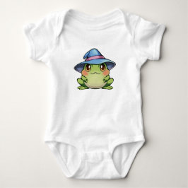Magischer Frosch in einem Hut Baby Strampler