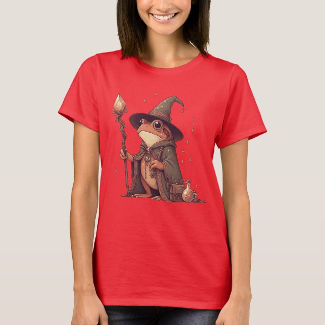 Magischer Froschassistent T-Shirt (Vorderseite)