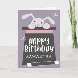 Magischer Geburtstag Magier Kinder glücklich Gebur Karte