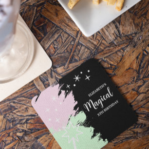 Magischer Geburtstag Rechteckiger Pappuntersetzer