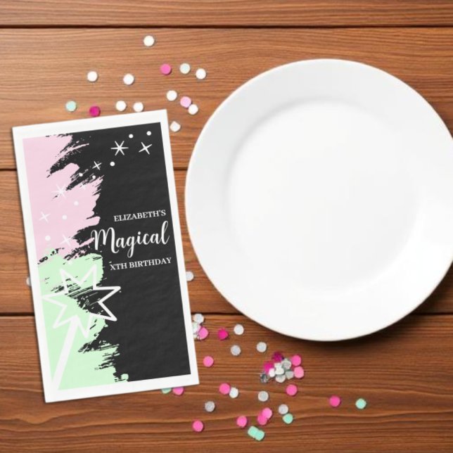 Magischer Geburtstag Serviette (Von Creator hochgeladen)