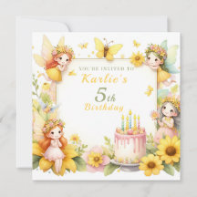 Magischer gelber Friseurgarten - Geburtstag