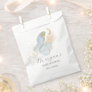 Magischer Glitzer Abstrakt Baby Shooting Monogram Geschenktütchen