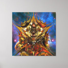 Magischer Goldener Star Leinwanddruck