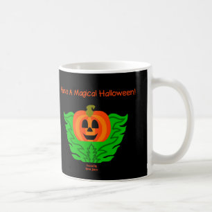 Magischer Halloween-Kürbis-Kaffeebecher Kaffeetasse