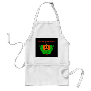Magischer Halloween-Kürbisschürze Schürze