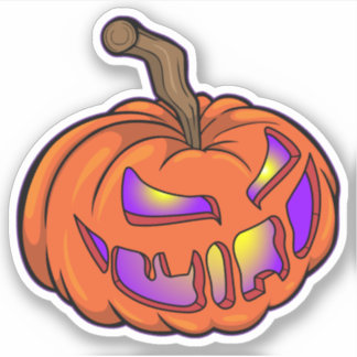 Magischer Halloween Pumpkin Aufkleber