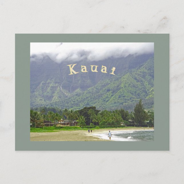 "MAGISCHER HANALEI" (KAUAI) POSTKARTE (Vorderseite)