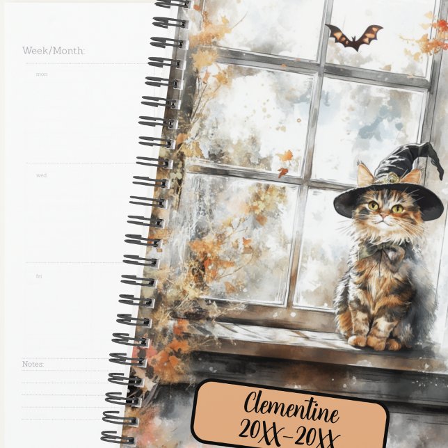 Magischer Hexenkatze Terminkalender ohne Datum  Planer (Von Creator hochgeladen)