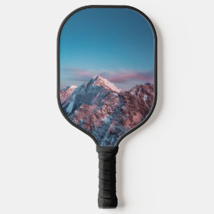 Magischer Himmel über dem Berg Storžič, Slowenien Pickleball Schläger