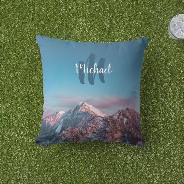 Magischer Himmelsmonogramm Berg Storžič Slowenien Kissen (Golfball-Marker)