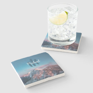 Magischer Himmelsmonogramm Berg Storžič Slowenien Steinuntersetzer